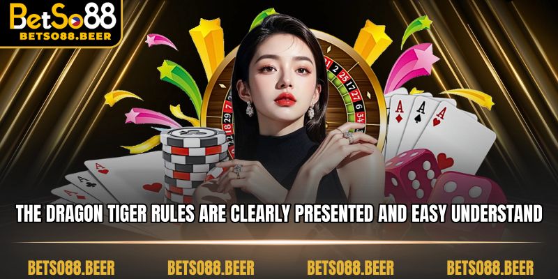 The Dragon Tiger rules are clearly presented and easy to understand.